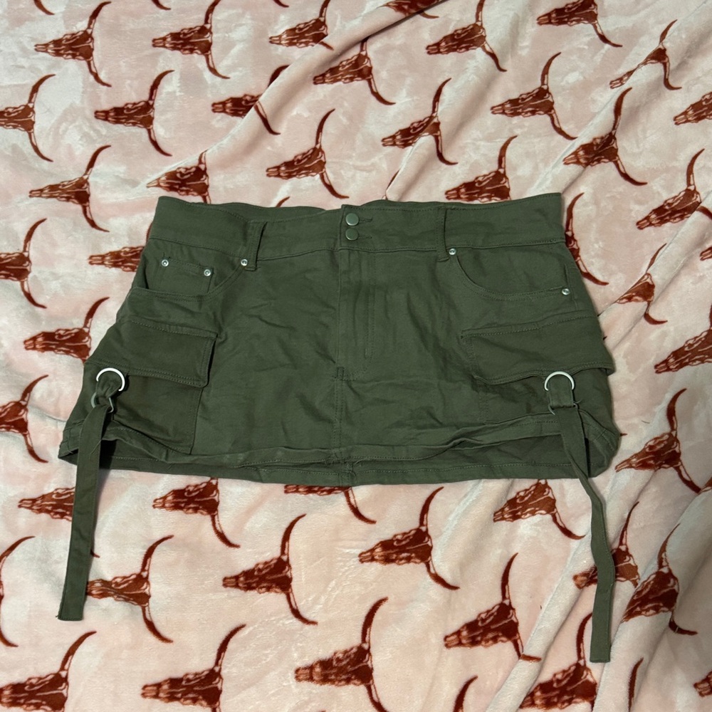 Harper Olive Green Skirt